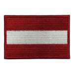 avusturya bayragi nakis pec patch