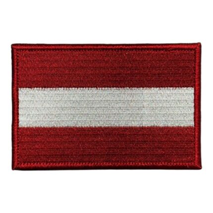 austrian flag embroidered patch
