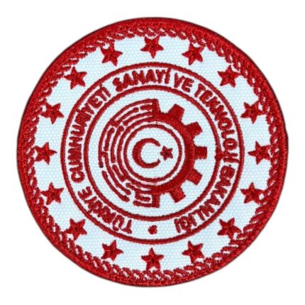 sanayi ve teknoloji bakanligi embroidered patch