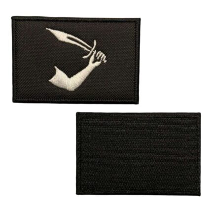 thomas tew pirate flag embroidered patch velcro