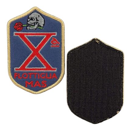 x flottiglia mas embroidered patch velcro
