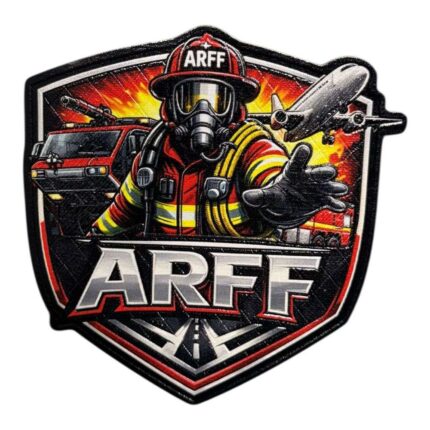 arff aircraft rescue and firefighting patch