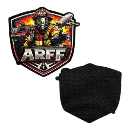 arff aircraft rescue and firefighting patch velcro