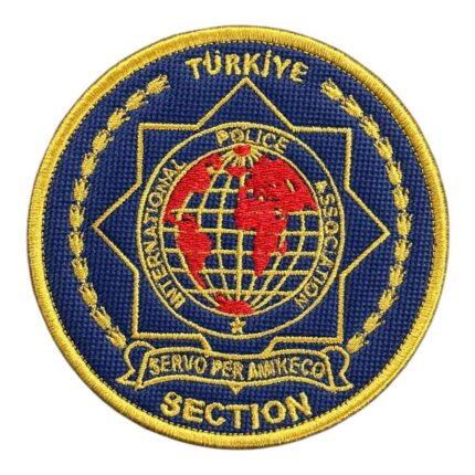ipa turkiye section embroidered patch