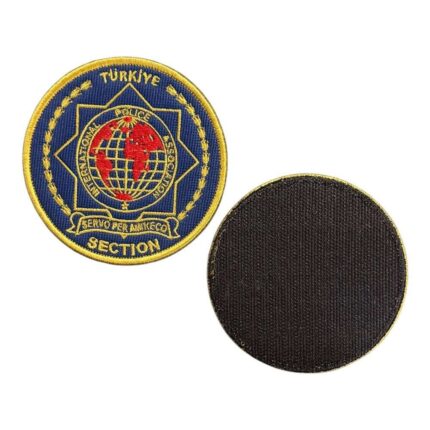 ipa turkiye section embroidered patch velcro