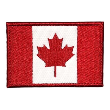 canadian flag embroidered patch