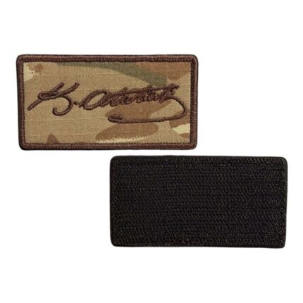 special forces camouflage ataturk signature patch velcro