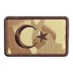special forces camouflage turkish flag patch