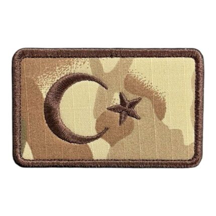 special forces camouflage turkish flag patch