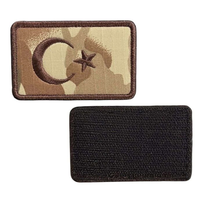 ozel kuvvetler kamuflaji turk bayragi nakis patch cirtli