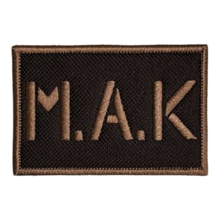 black mak embroidered patch
