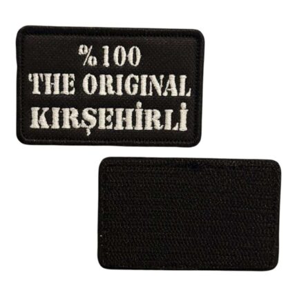 the original kirsehirli written embroidery patch velcro