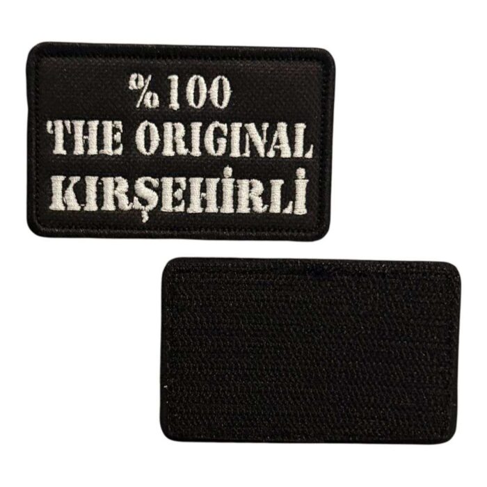 the original kirsehirli written embroidery patch velcro