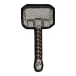 thor hammer embroidered patch