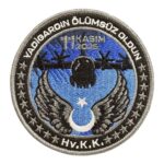 yadigardin olumsuz oldun memory embroidered patch