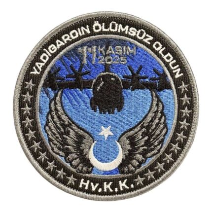 yadigardin olumsuz oldun memory embroidered patch