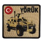yoruk 4x4 taktik zirhli arac patch nakis pec