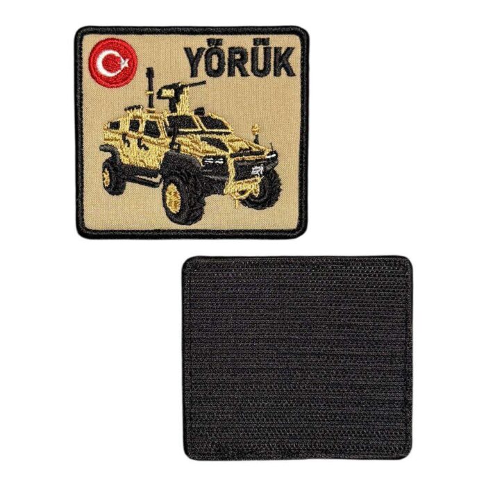 yoruk 4x4 taktik zirhli arac patch nakis pec cirtli