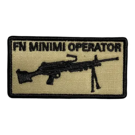 fn minimi operator embroidered patch