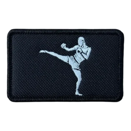 kickboxing embroidered patch