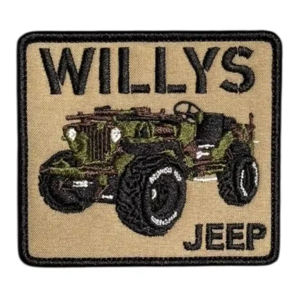 willys jeep embroidered patch