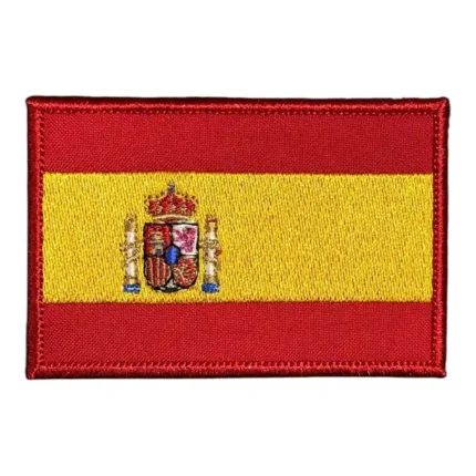 spain flag embroidered patch