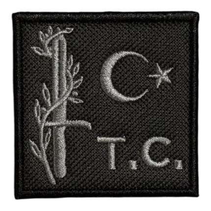 republic of turkey border stone patch