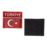 turkiye turk bayragi pec patch cirtli