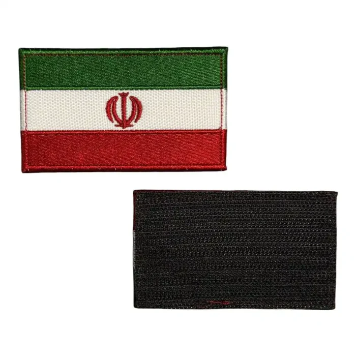 iran bayragi nakis patch pec cirtli