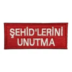 sehidlerini unutma nakis patch pec