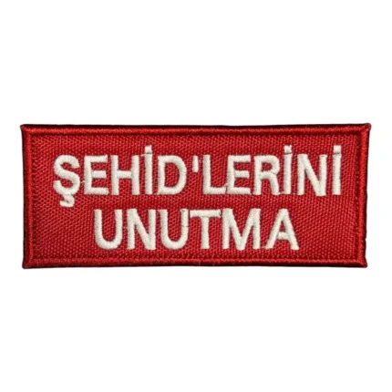 sehidlerini unutma nakis patch pec