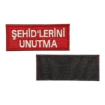 sehidlerini unutma nakis patch pec cirtli