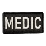 siyah zemin medic patch nakis pec
