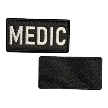 siyah zemin medic patch nakis pec cirtli
