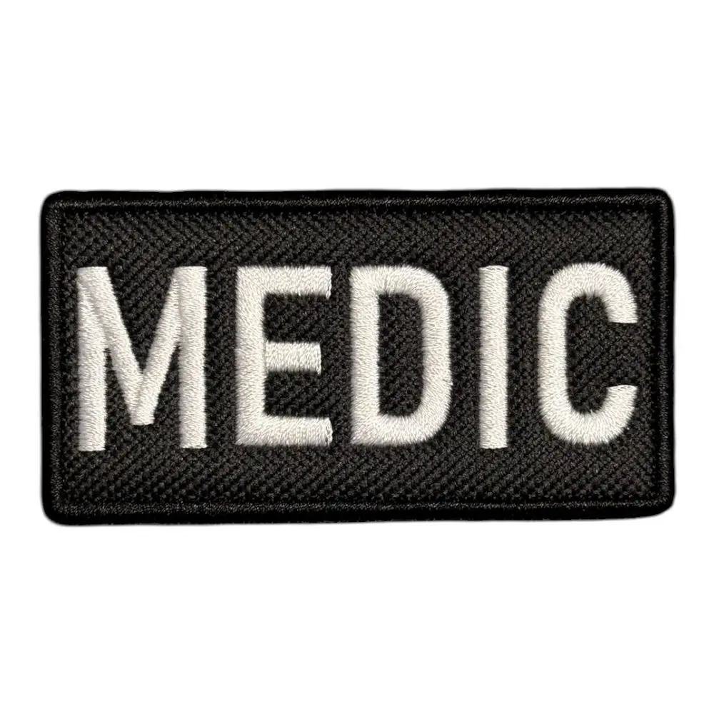 siyah-zemin-medic-patch-nakis-pec siyah zemin medic patch nakis pec