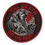 till death nakis patch pec