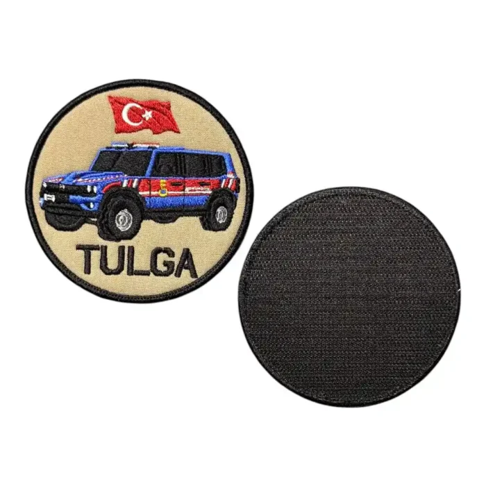tulga zirhli yerli milli arac peci patch cirtli