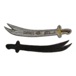 zulfikar kilici nakis patch pec cirtli
