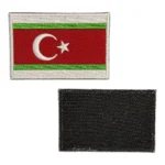 bulgaristan turkleri bayragi pec patch cirtli