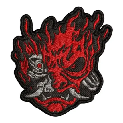 samurai figur pec patch