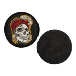skull korsan papatya pec patch cirtli